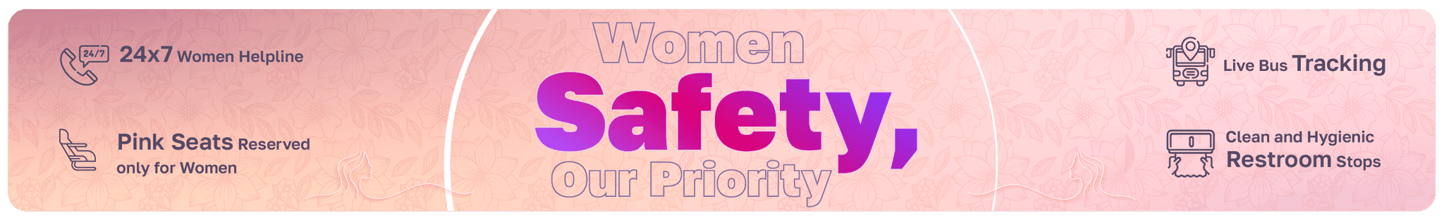Female Safety Banner