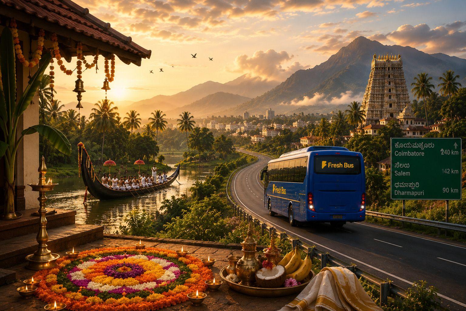 Onam & Varalakshmi Vratam Travel Guide: Bangalore to Coimbatore Bus